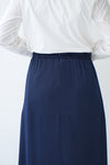A-Line Maxi Skirt Navy C171