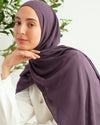 Soft Cotton Chiffon Scarf Lavender