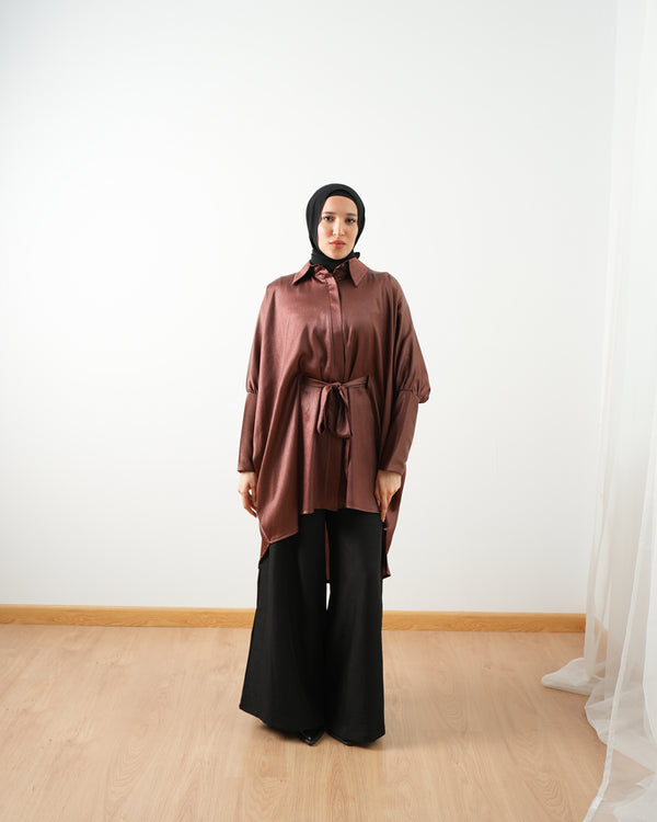 Shimmer Free Size Blouse Oxide C2232