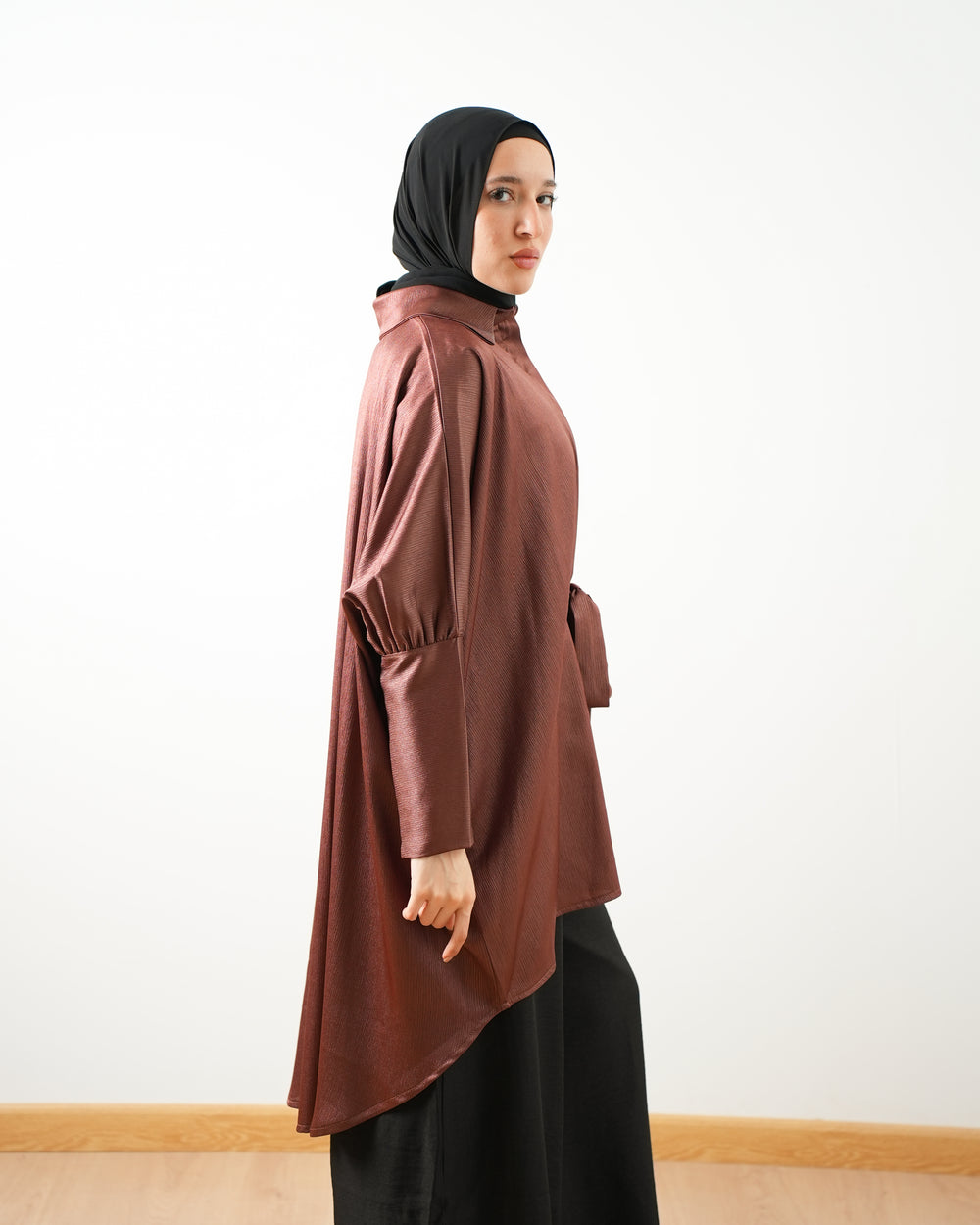 Shimmer Free Size Blouse Oxide C2232