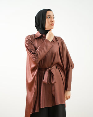 Shimmer Free Size Blouse Oxide C2232