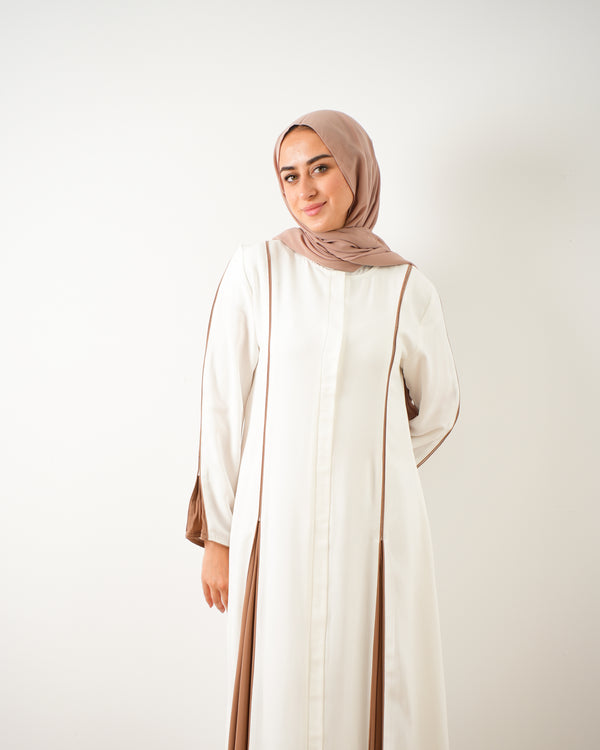 Abaya Offwhite Nude C207