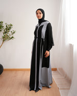 Silk Abaya Grey C251