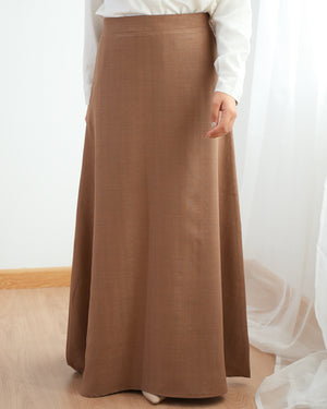 Soft Linen A-Line Skirt Havan C1190