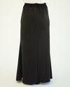Suede Maxi Skirt Black C231