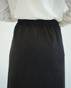 Suede Maxi Skirt Black C231