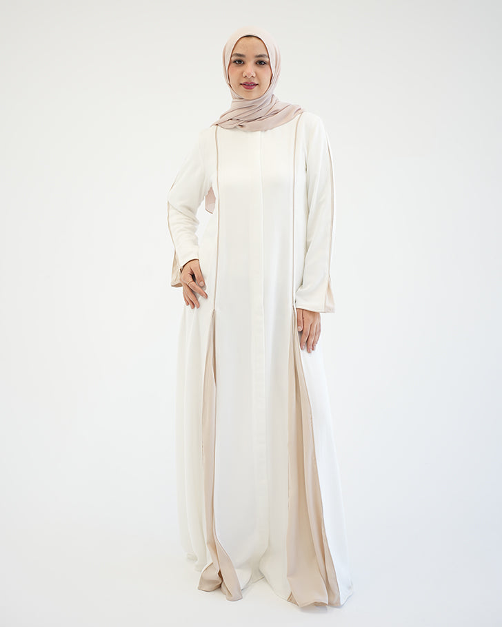 Abaya Offwhite Beige C207