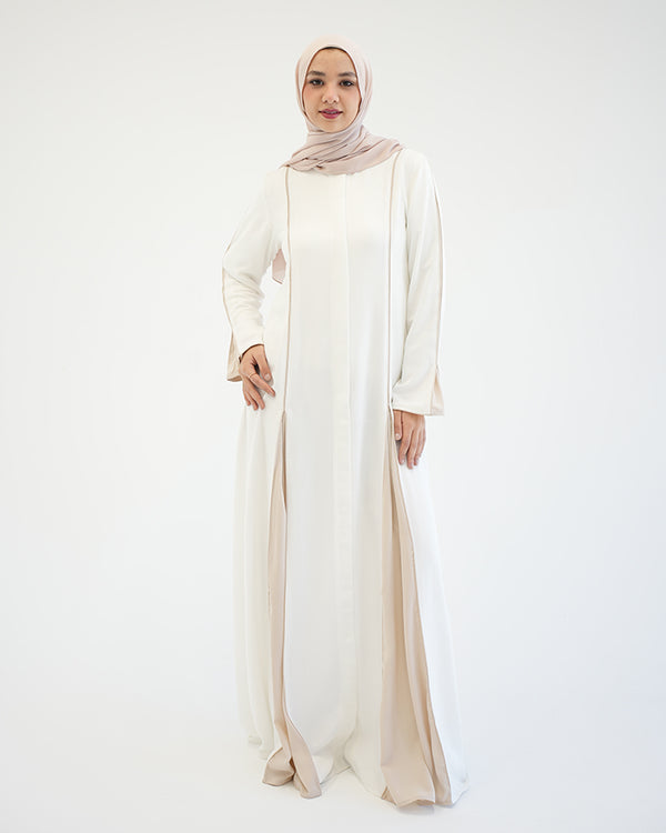 Abaya Offwhite Beige C207