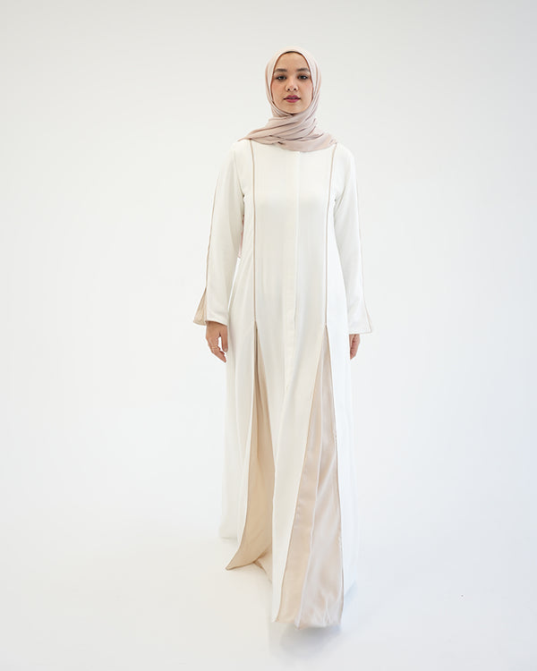 Abaya Offwhite Beige C207