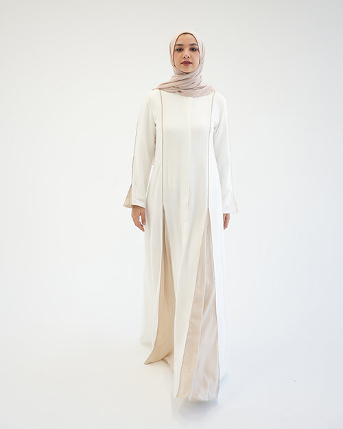 Abaya Offwhite Beige C207
