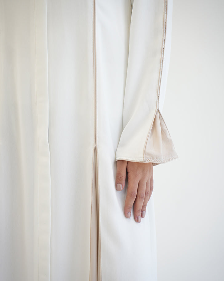 Abaya Offwhite Beige C207