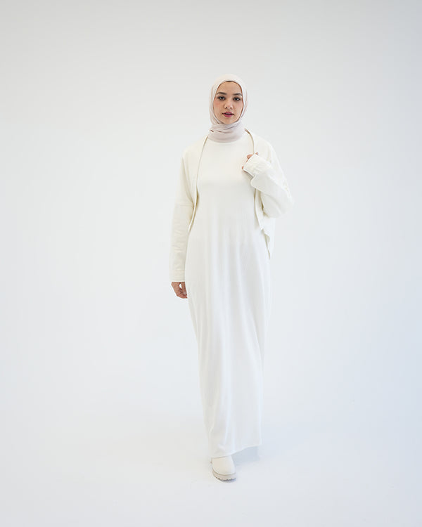Denim Bolero Jacket White C1600