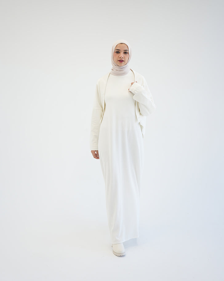 Denim Bolero Jacket White C1600