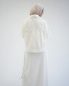 Denim Bolero Jacket White C1600