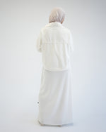 Denim Bolero Jacket White C1600