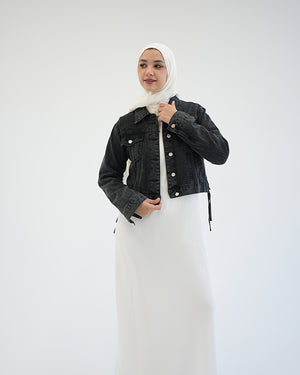 Denim Jacket Grey C1601