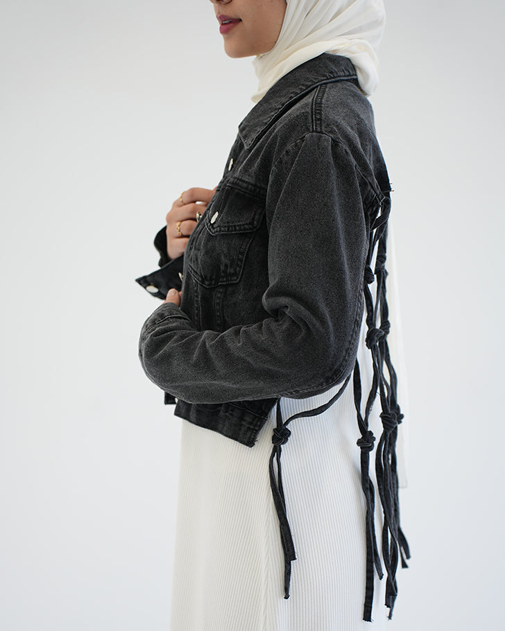 Denim Jacket Grey C1601