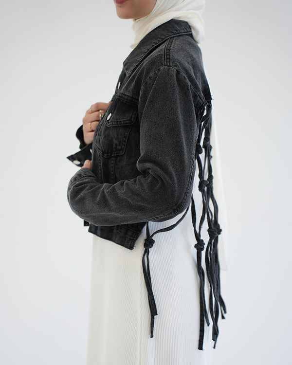 Denim Jacket Grey C1601