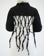 Denim Jacket Black C1601