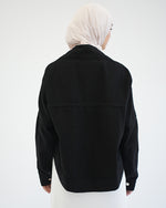 Denim Bolero Jacket Black C1600
