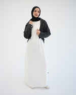 Denim Bolero Jacket Grey C1600