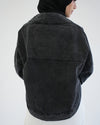 Denim Bolero Jacket Grey C1600