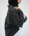 Denim Bolero Jacket Grey C1600