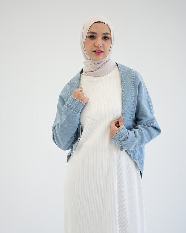 Denim Bolero Jacket Blue C1600