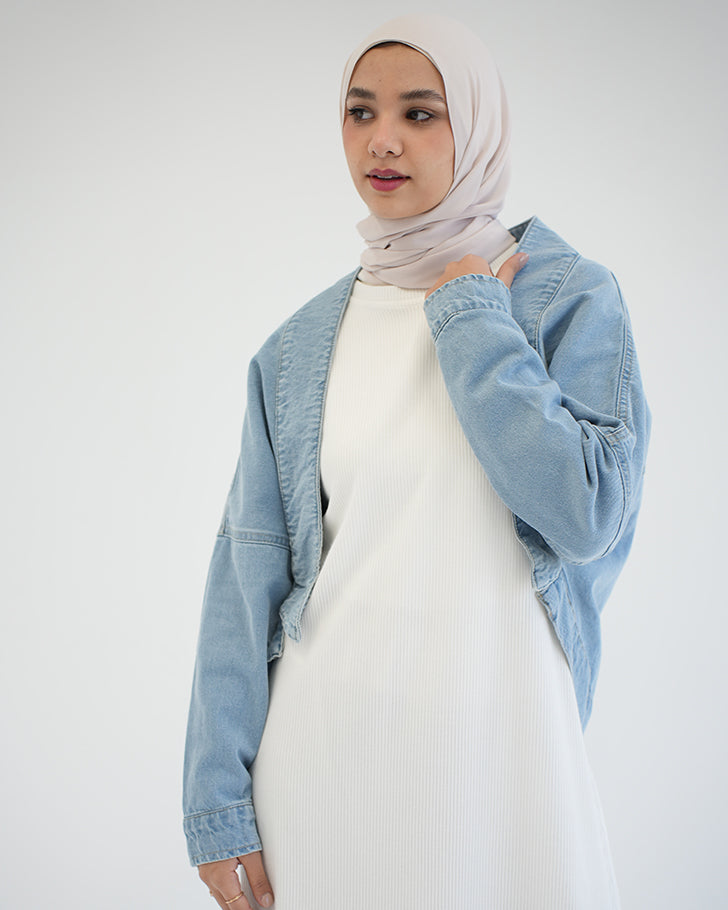 Denim Bolero Jacket Blue C1600