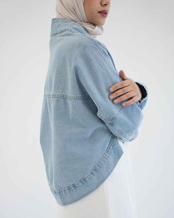 Denim Bolero Jacket Blue C1600