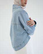 Denim Bolero Jacket Blue C1600
