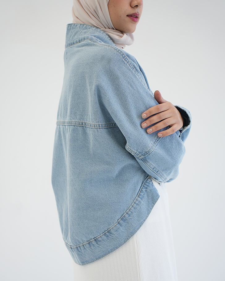 Denim Bolero Jacket Blue C1600