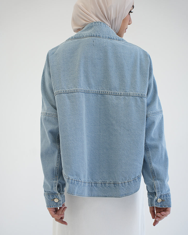 Denim Bolero Jacket Blue C1600