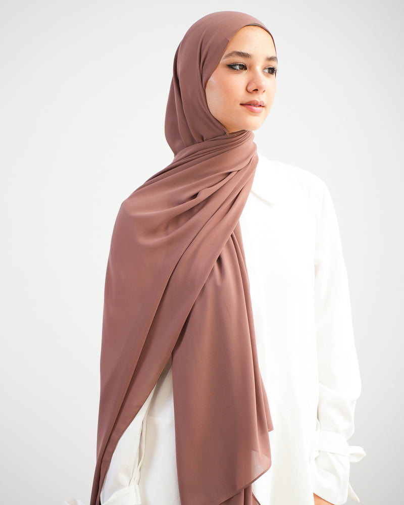Soft Cotton Chiffon Cinnamon