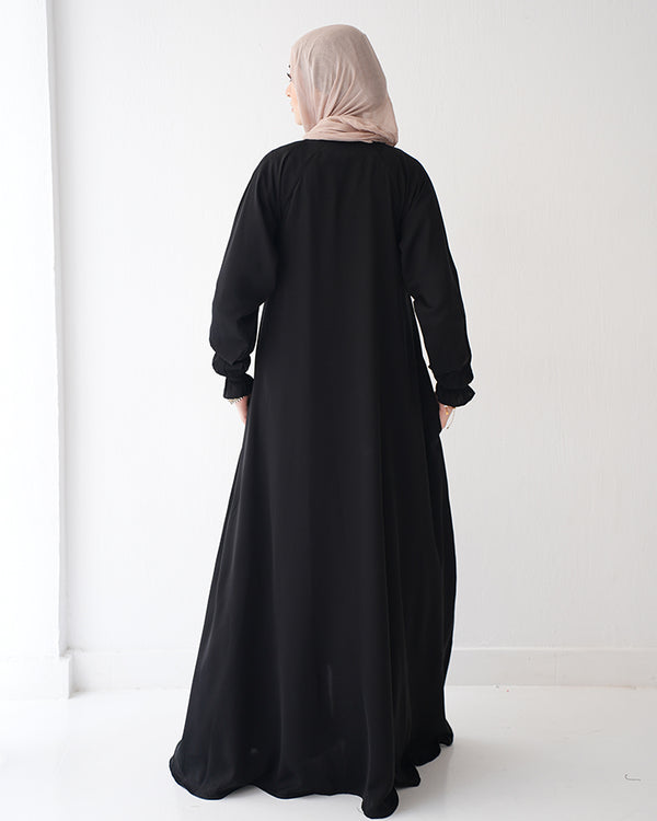 Cloche Silk Abaya C224