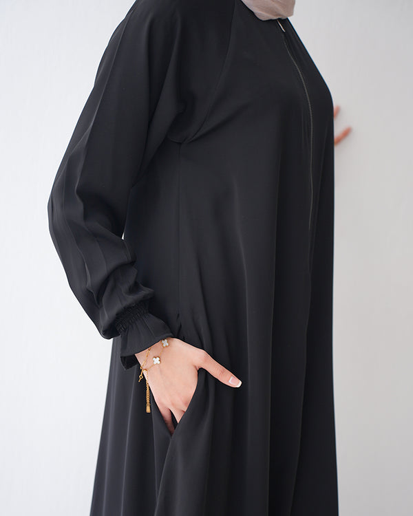 Cloche Silk Abaya C224