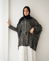 Shimmer Free Size Blouse Silver C223