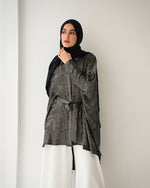 Shimmer Free Size Blouse Silver C223