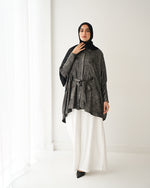 Shimmer Free Size Blouse Silver C223