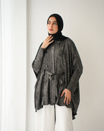 Shimmer Free Size Blouse Silver C223