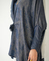Shimmer Free Size Blouse Navy C223