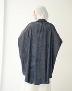 Shimmer Free Size Blouse Navy C223