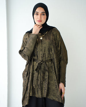 Shimmer Free Size Blouse Oxide C223