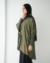 Shimmer Free Size Blouse Olive C223