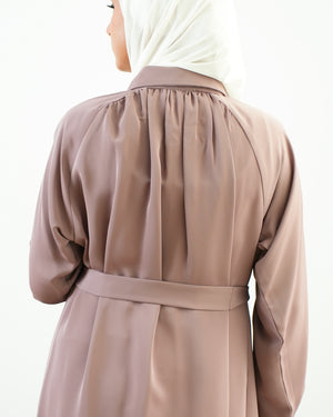 Silk Blend Maxi Chemise DustyRose C252