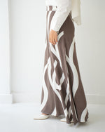 Linen Blend Maxi Skirt C1712