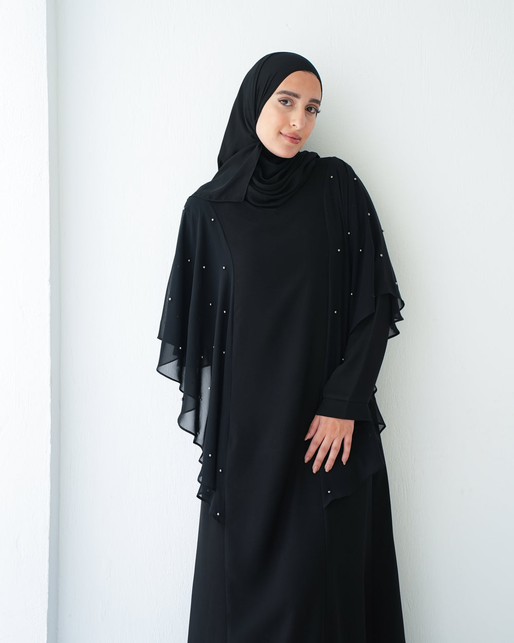 Pearl Cape Abaya C28
