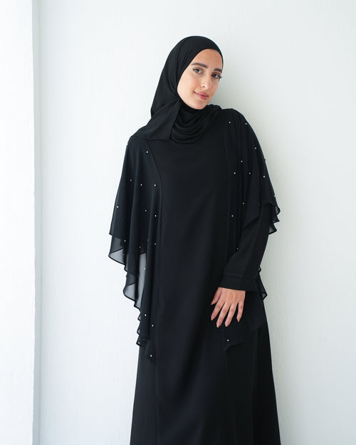 Pearl Cape Abaya C28