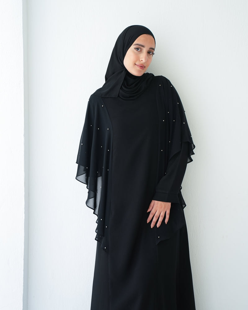 Pearl Cape Abaya C28