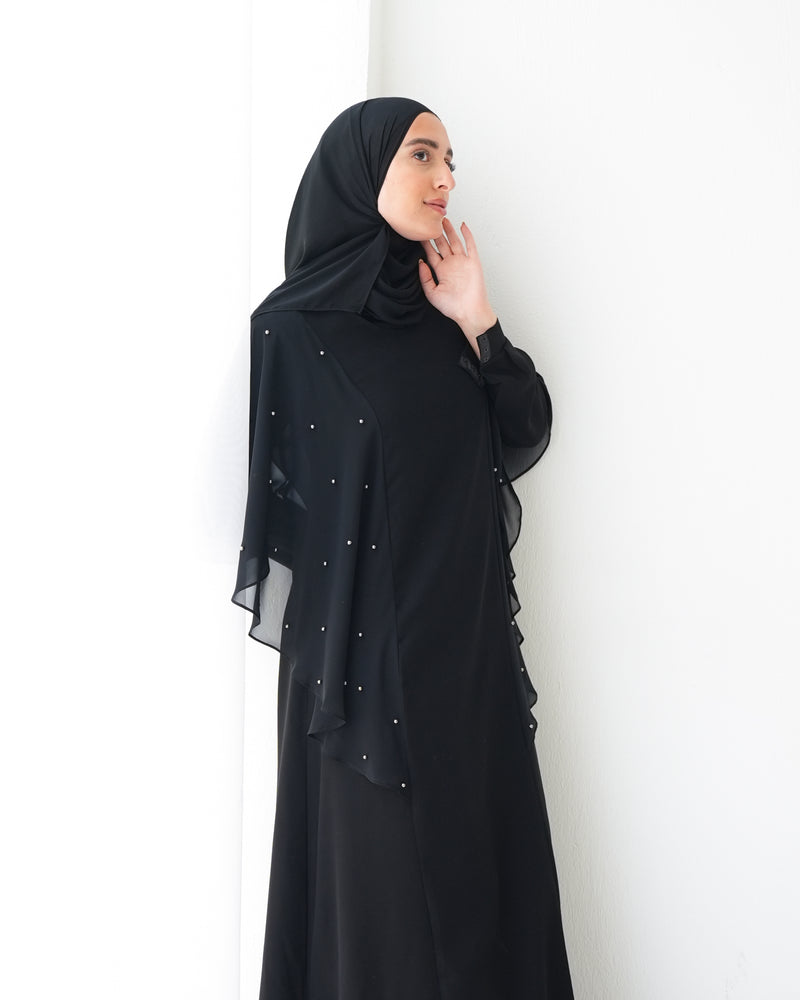 Pearl Cape Abaya C28